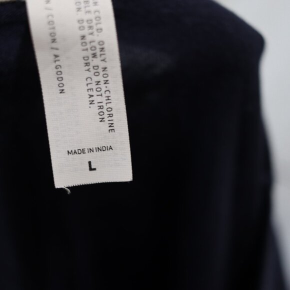 L.A.T NAvy Blue Denali National Park Alaska Long Sleeve T-Shirt LG - Picture 11 of 12